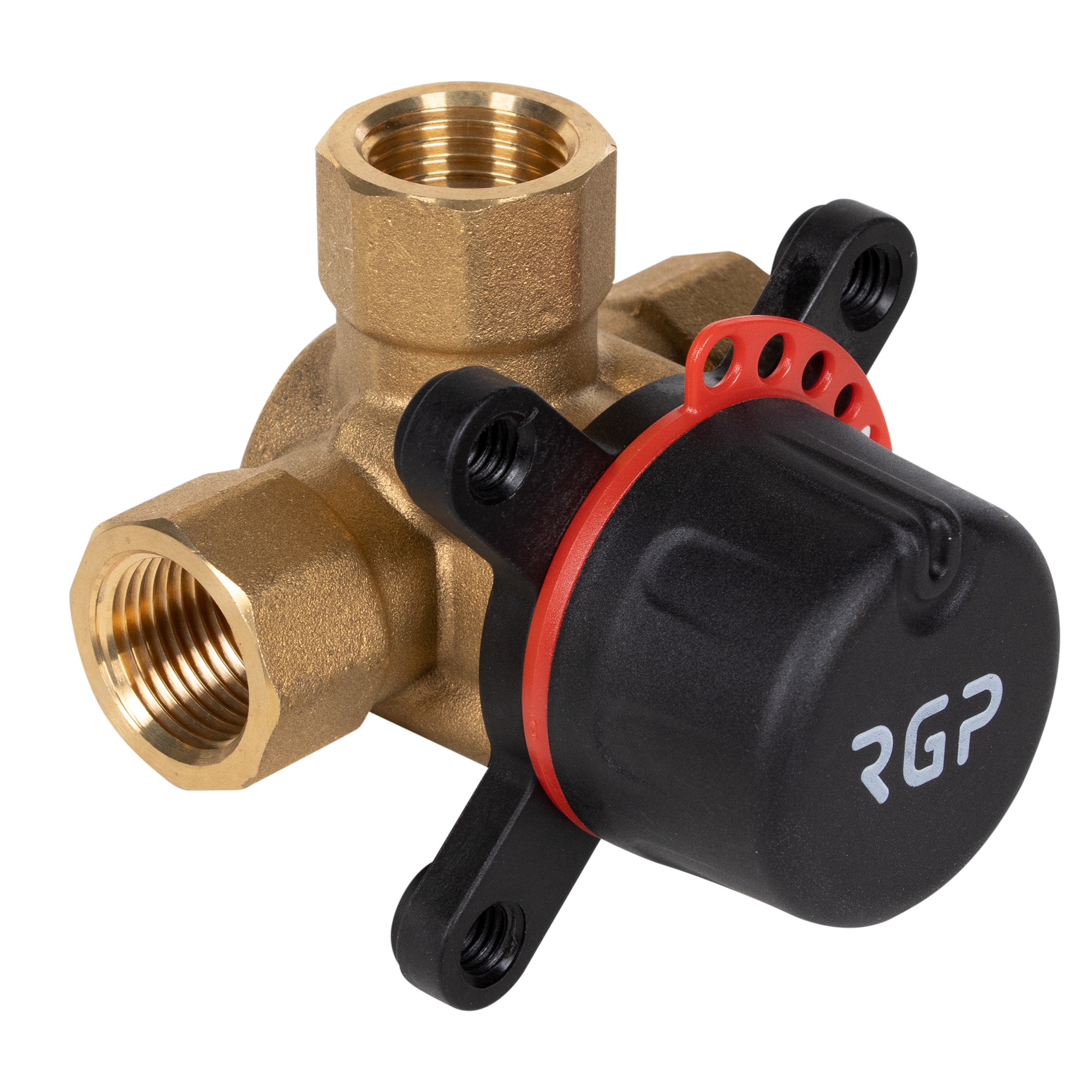 Клапан поворотный 3-ходовой SHUFT DN15, Kvs2.5, PN10, ВР1/2