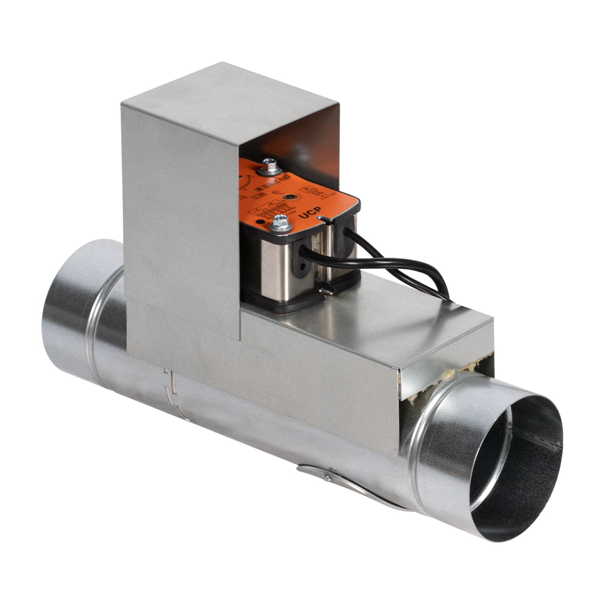 Клапан противопожарный SHUFT SHFDO-60-O-d355-MB230-0-0-Kl-0