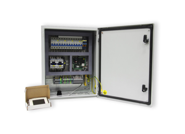 Щит управления с выносным пультом DMXGT/15кВт/V/Fi/HW/CW/CF/HE.3х36кВт/M-IP65