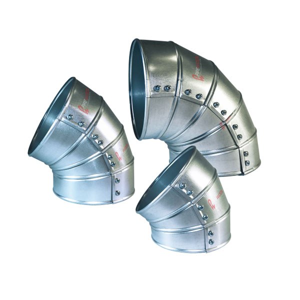 Защитная оболочка на отвод 45° PIPEWOOL O45Zn/O45Al/O45St, Ø60–990 мм