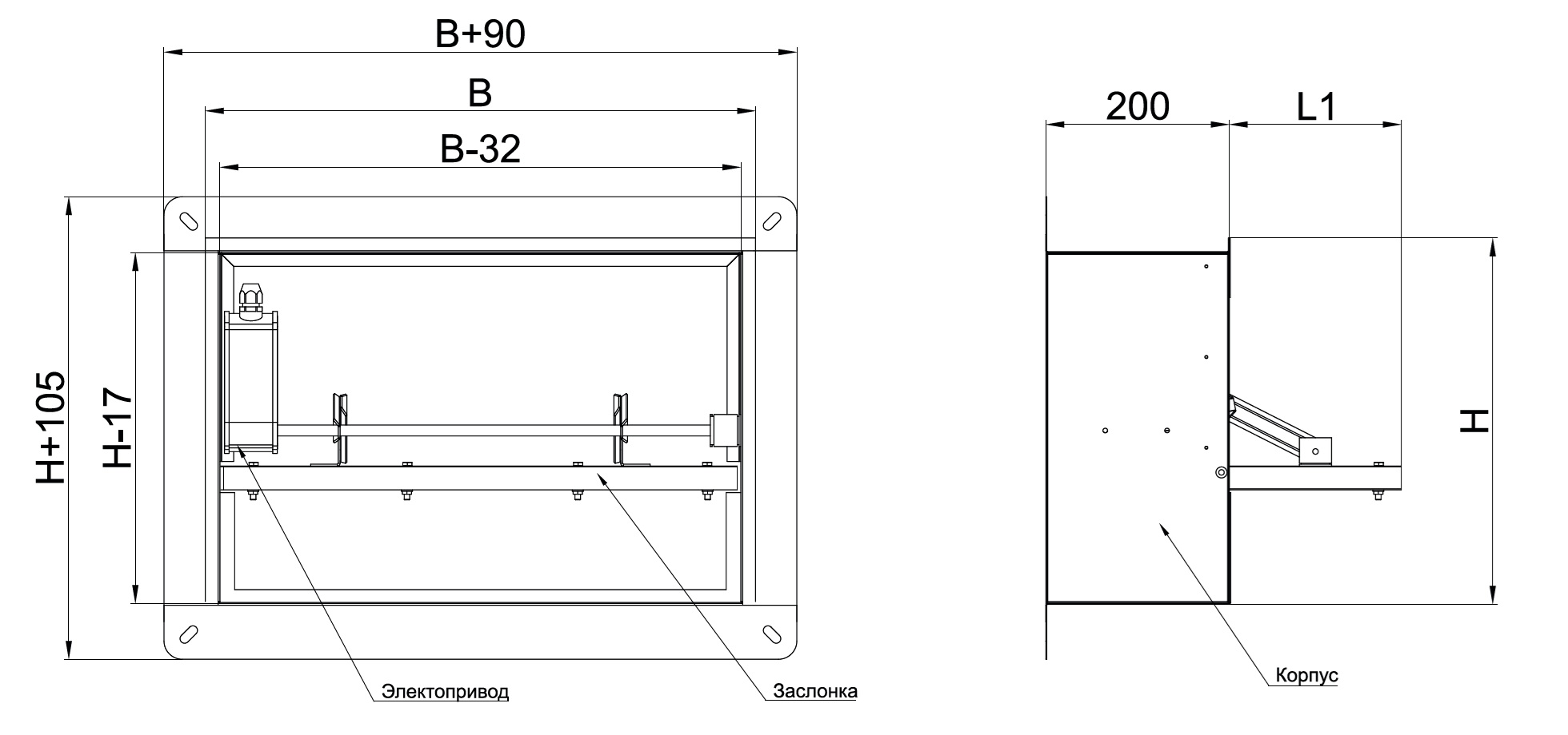 Чертёж клапана